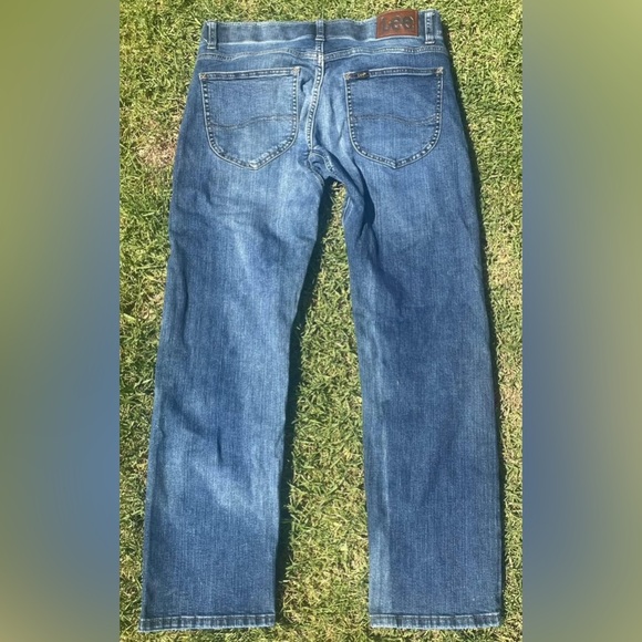 Men’s Lee Slim Straight Jeans 32x30 - Picture 5 of 6
